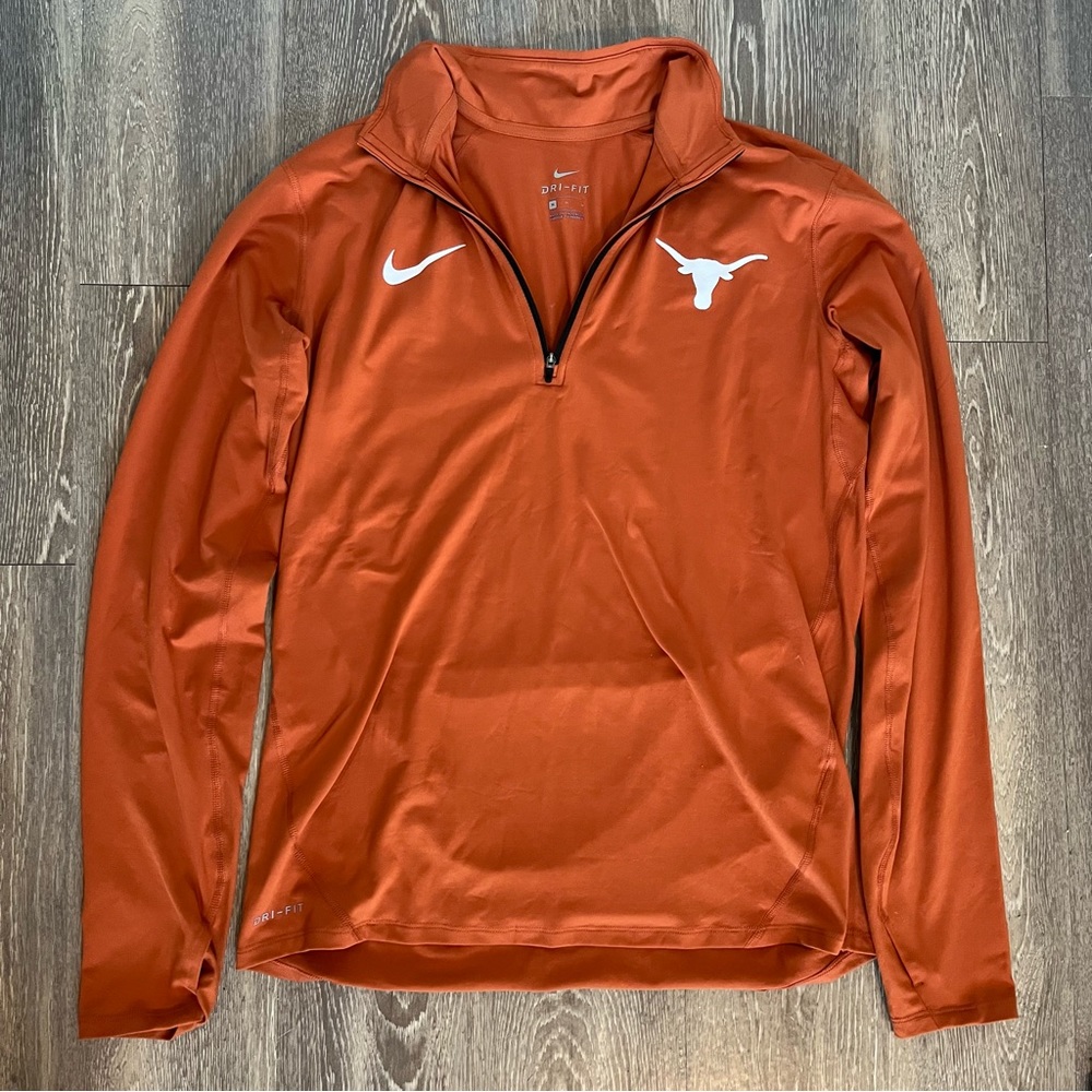 Nike Texas Longhorns Dri Fit Quarter-Zip
